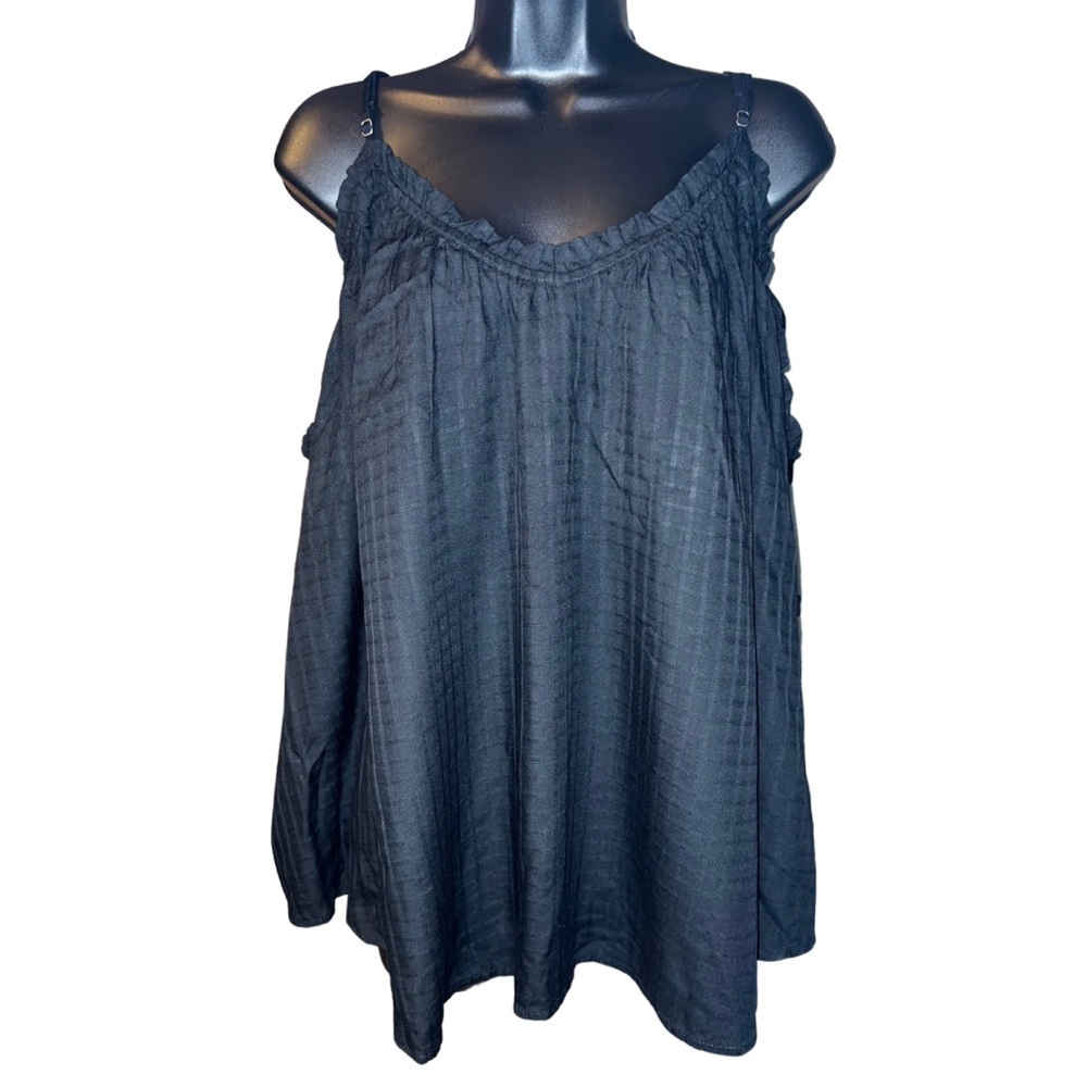 Old Navy Flowy Spaghetti Strap Top, size XXL Tall, Black